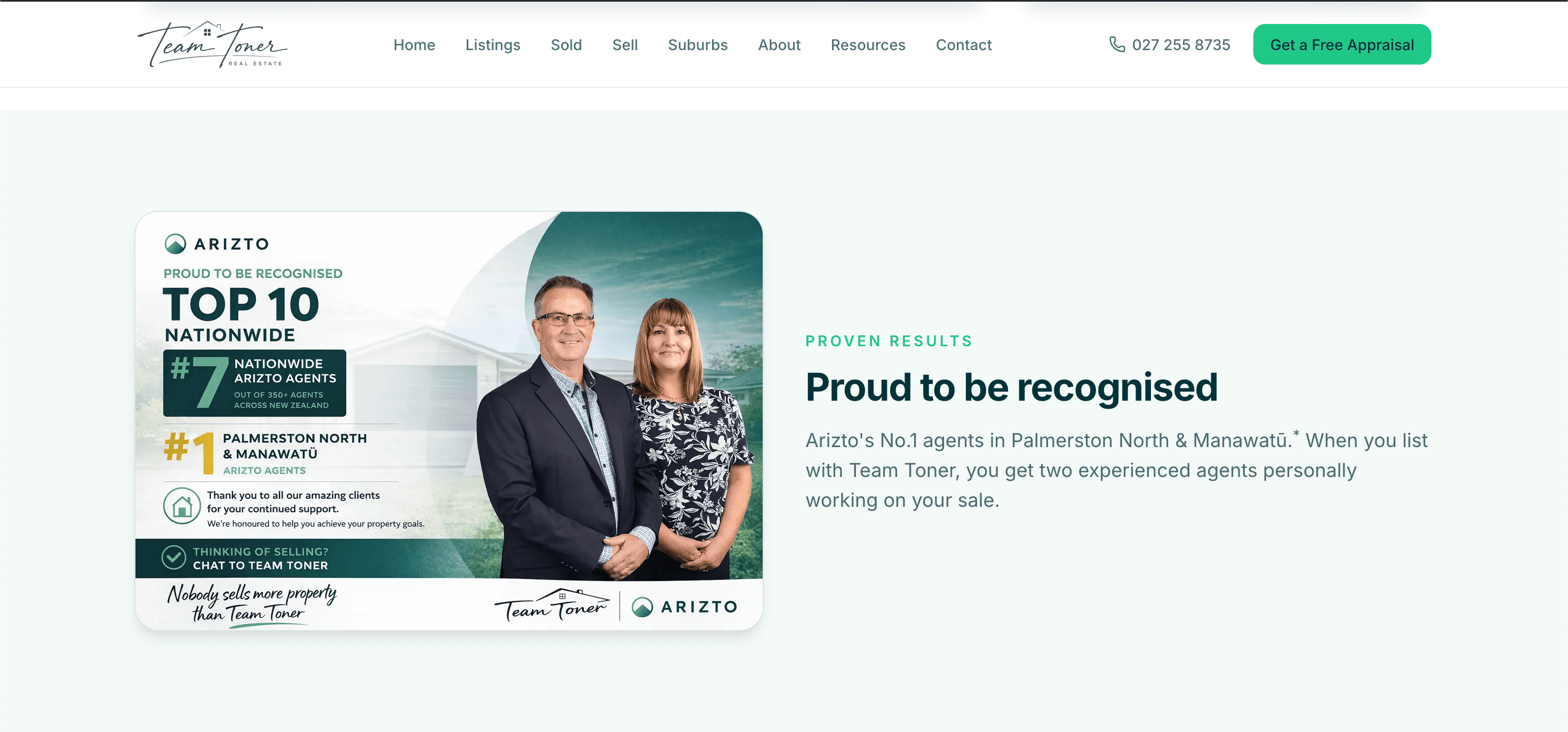 Team Toner about the agents page
