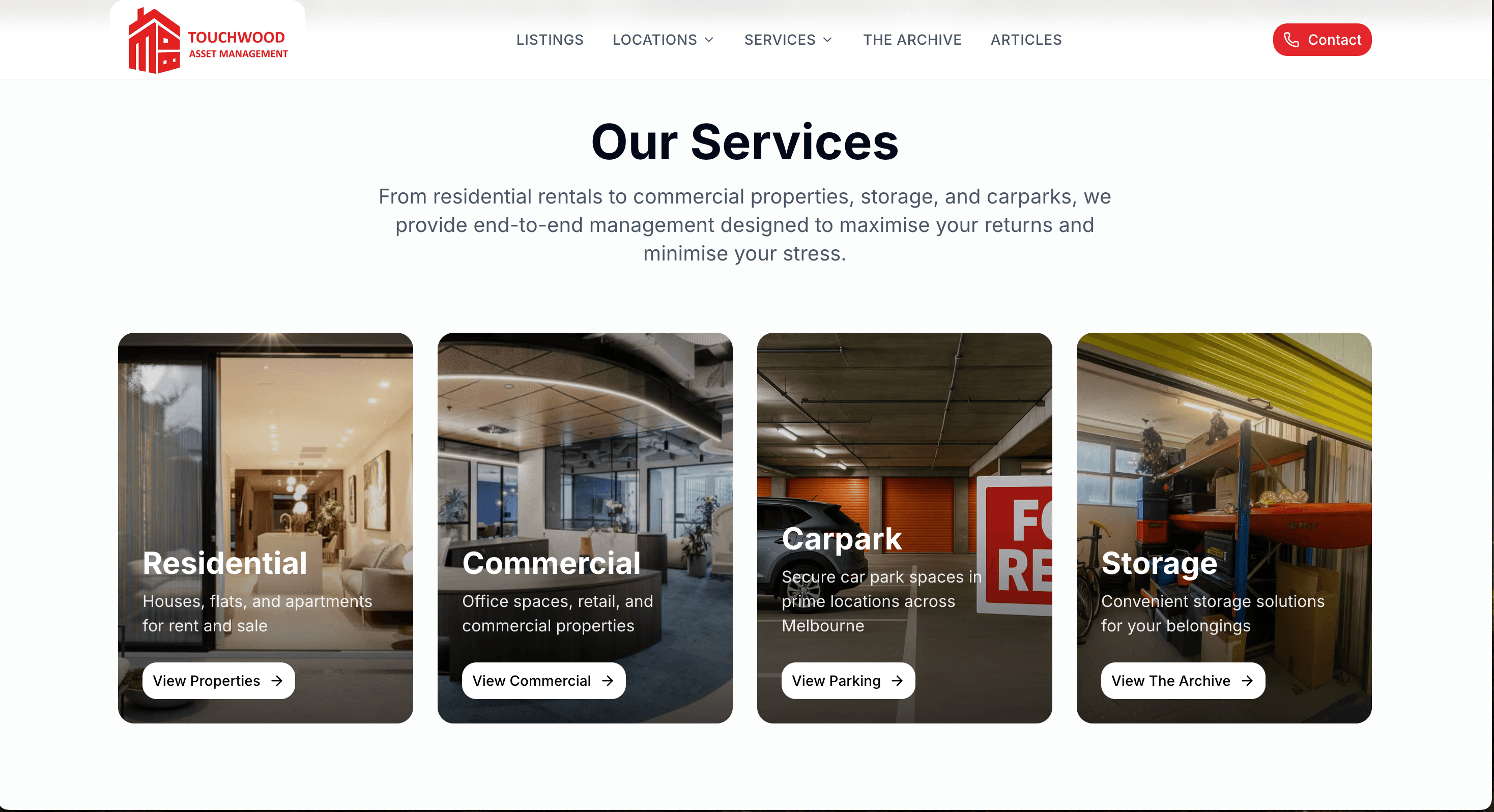 Touchwood Asset Management property categories