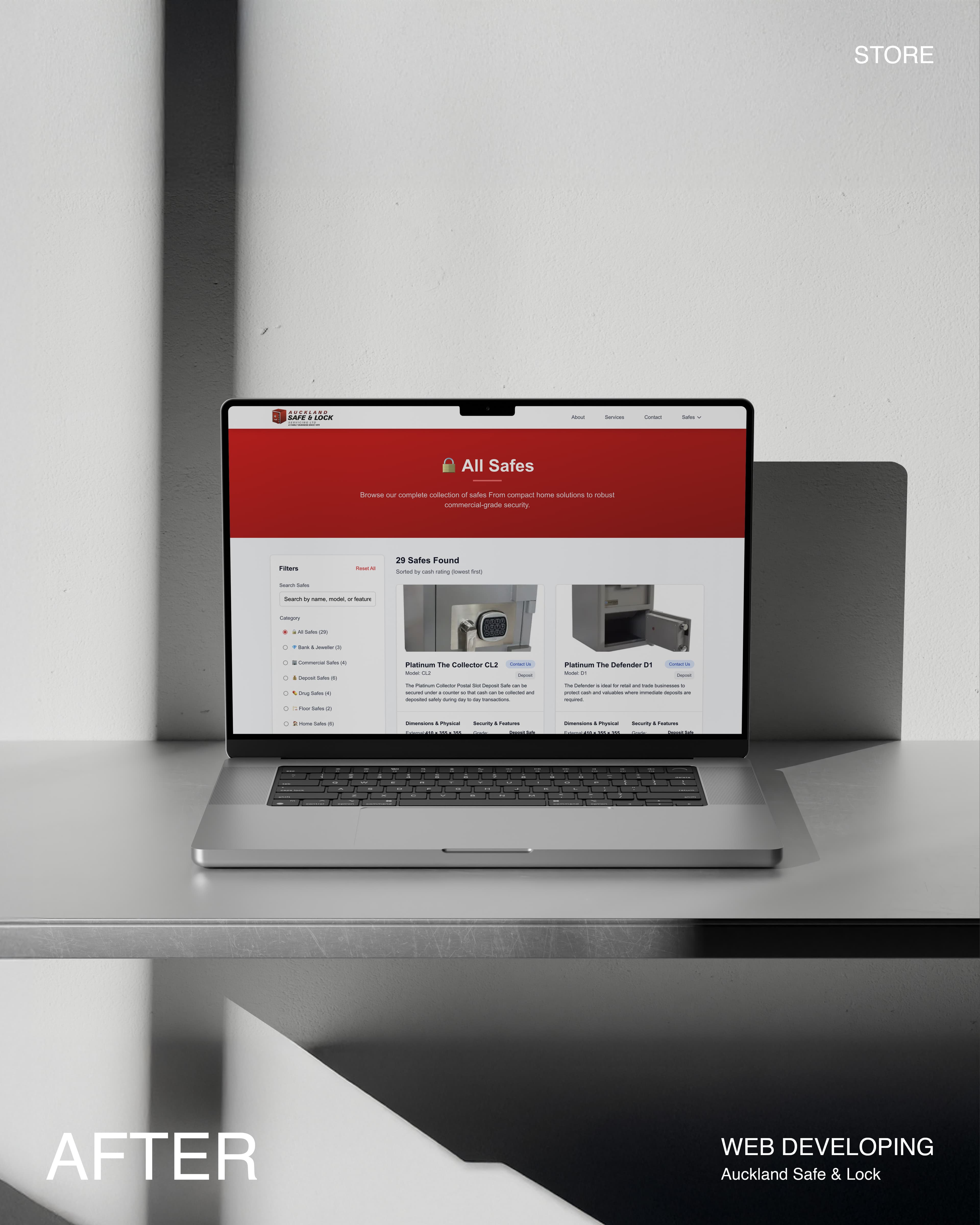 Safe installation before/after — 4