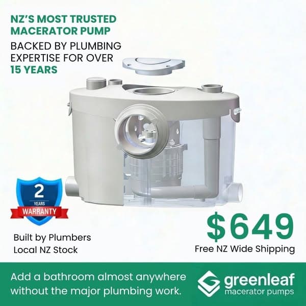 Greenleaf Pumps Facebook ad creative — NZ
