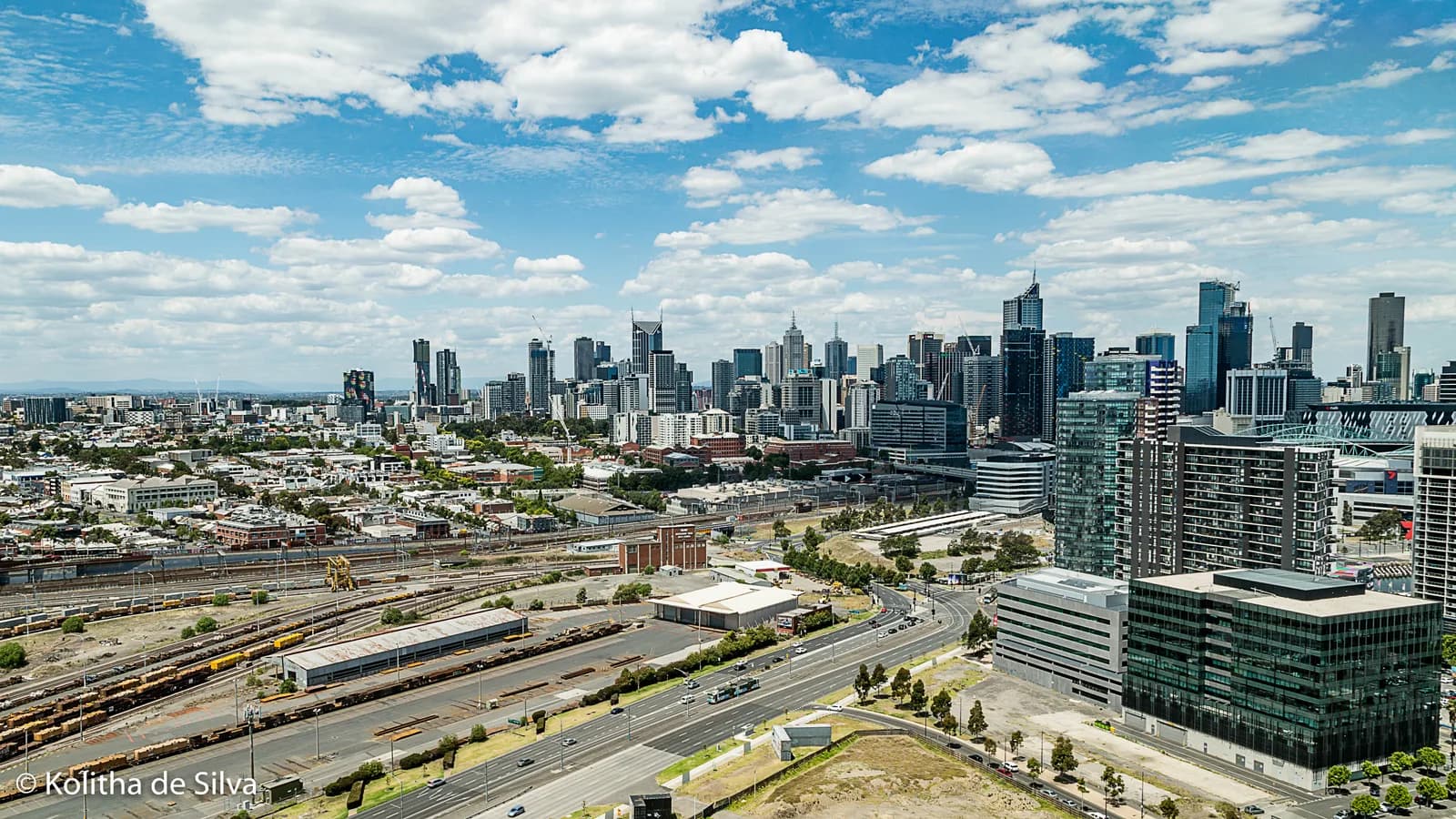 The Melbourne city skyline along the Yarra River in daylight